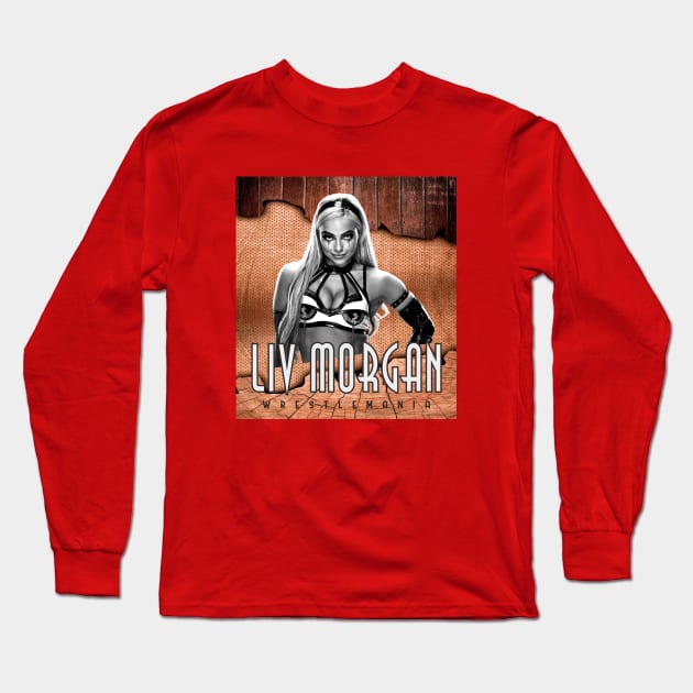 WRESTLEMANIA LIV Long Sleeve T-Shirt by adunntoval